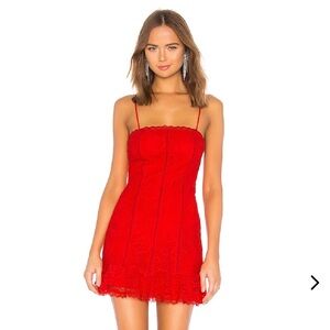 Lovers + Friends Elizabeth Red Dress